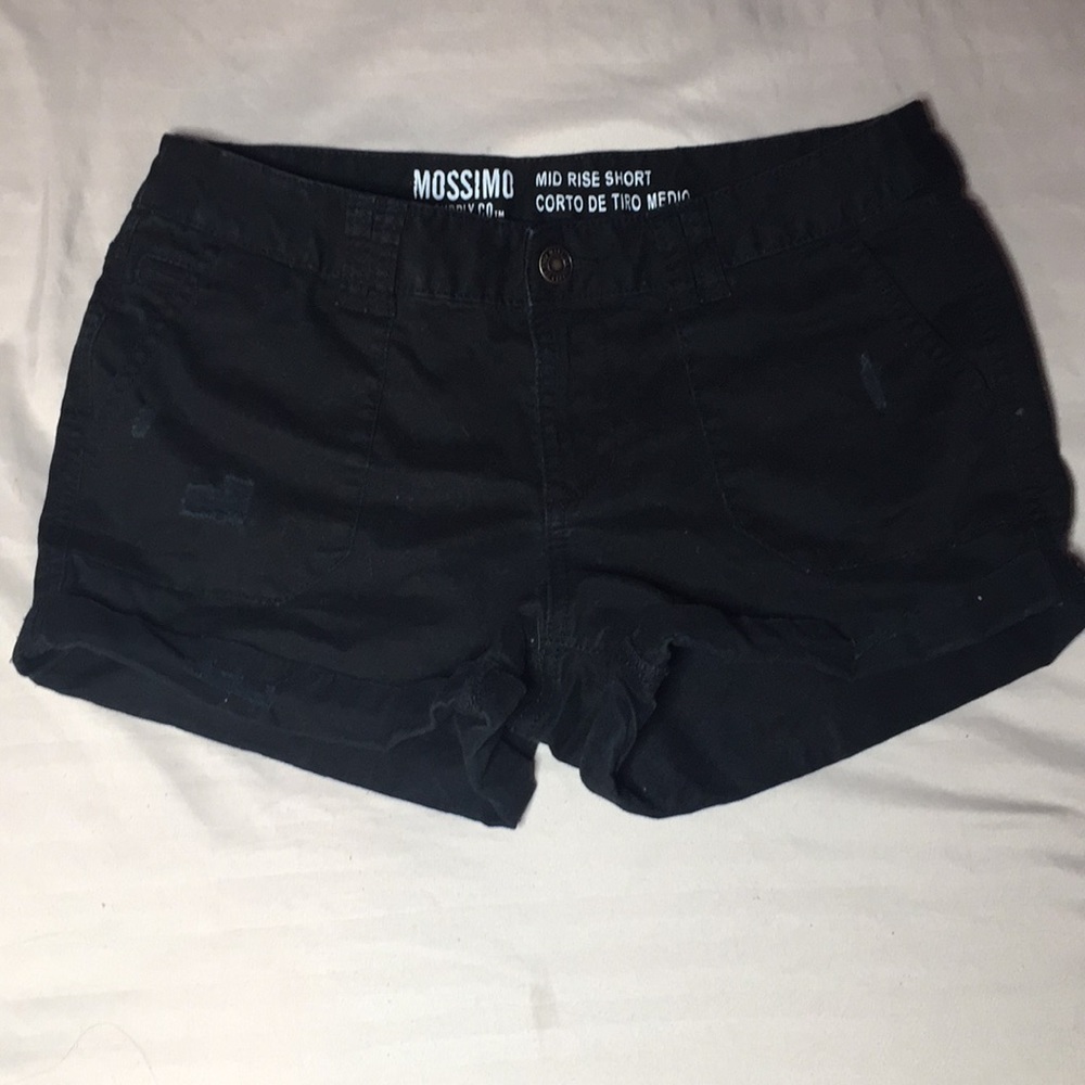 Mid rise shorts